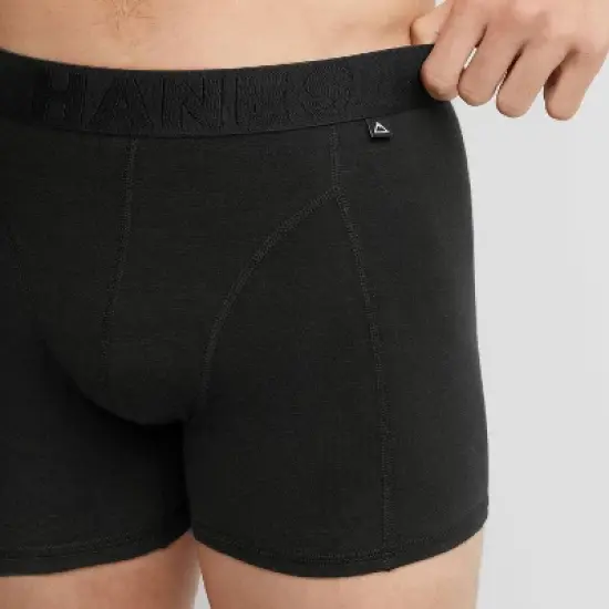Hanes Premium Men's Explorer Trunks 2pk - Brown/Black image {5}