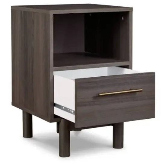 Brymont Nightstand Black/Gray - Signature Design by Ashley image {2}