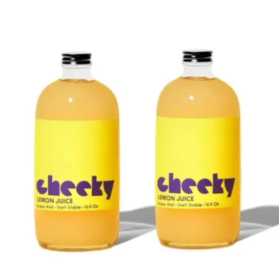 Cheeky Cocktails 100% Lemon Juice, 16 Fl Oz (Pack of 2) image {5}