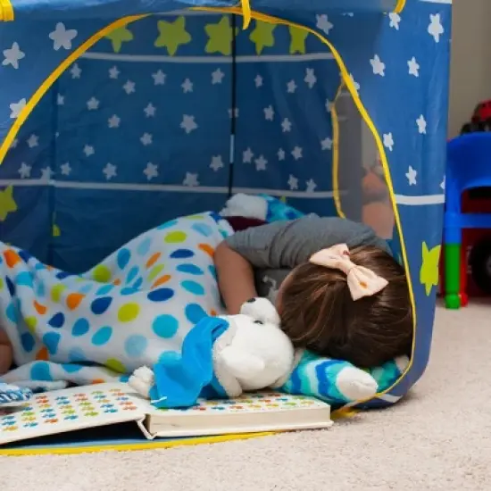 Ningbo Zhongying Leisure Products Blue Fantasy Castle Play Tent | 54 x 41 Inches image {2}