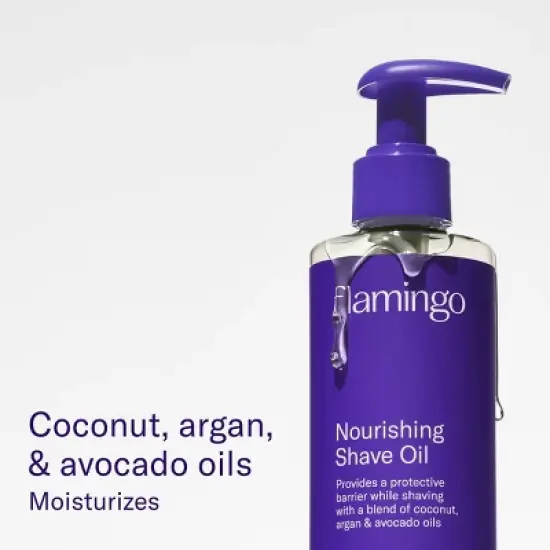 Flamingo Women's Nourishing Shaving Oil for Sensitive Skin - 8 fl oz image {2}
