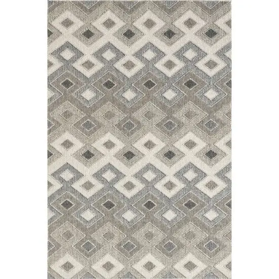 nuLOOM Kris Transitional Diamond Indoor/Outdoor Patio Area Rug image {10}