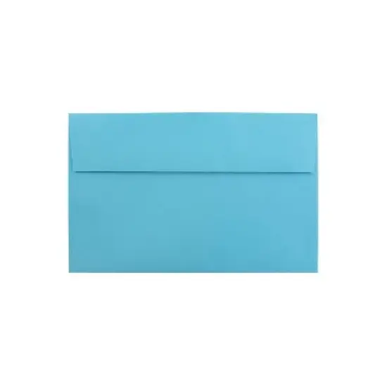 JAM Paper A10 Colored Invitation Envelopes 6 x 9.5 Blue Recycled Bulk 250/Box (95443H) image {2}