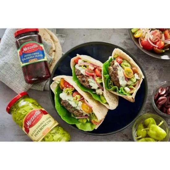 Mezzetta Sliced Golden Greek Pepperoncini Medium Heat - 16oz image {4}