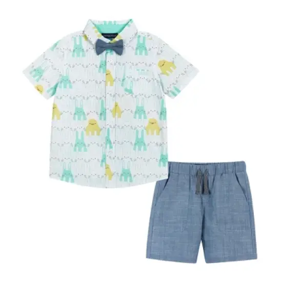 Andy & Evan  Toddler  Poplin Buttondown Set. image {4}