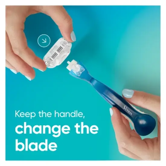 Venus Smooth Value Pack Razor - Handle + 6 Blade Refills image {9}