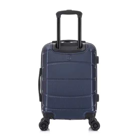 DUKAP Sense Lightweight Hardside Carry On Spinner Suitcase - Blue image {4}