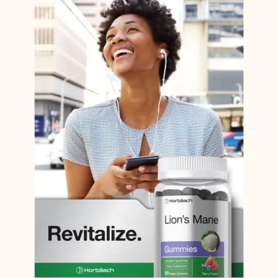 Horb&auml;ach Lion's Mane Supplement | 60 Vegan Gummies image {5}