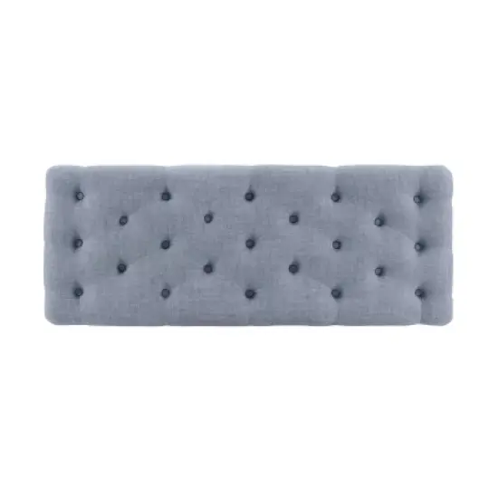 50" Isabelle Bench Blue - Linon image {4}