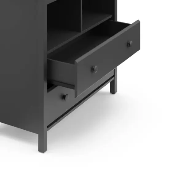 Storkcraft Alpine 2-Drawer Dresser with Changing Table Topper image {3}