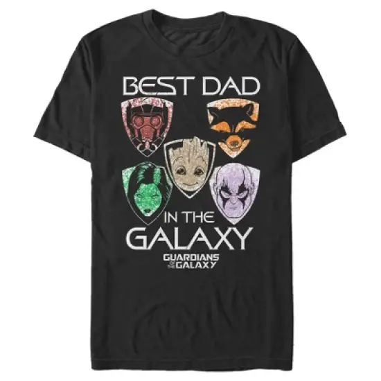 Men's Marvel Guardians Best Dad Father's Day T-Shirt image {3}