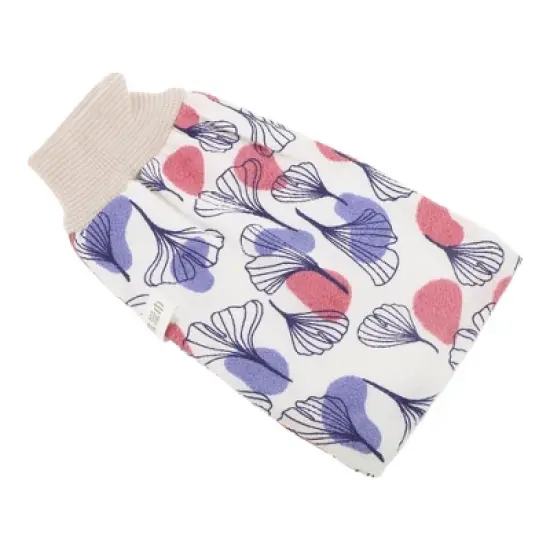 Unique Bargains Double Side Threaded Shower Gloves 9.25"&times;5.51" 1 Pc image {5}