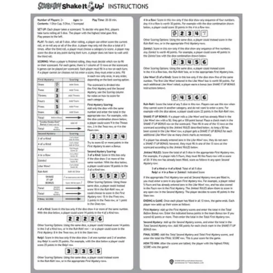 MasterPieces Officially Licensed Scooby Doo Shake It Up Dice Game for Families and Kids Ages 6 and Up image {4}