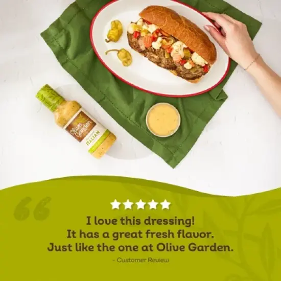 Olive Garden Salad Dressing and Crouton Pack (16oz Bottle) image {4}