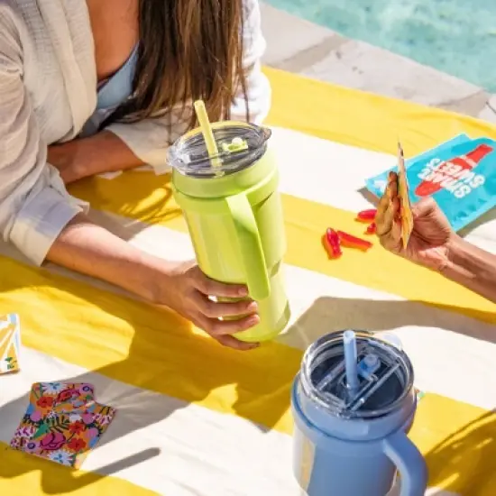 Reduce 40oz Cold1 Vacuum Insulated Stainless Steel Straw Tumbler Mug image {8}