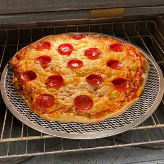Norpro Anodized Aluminum Pizza Crisper, 16-Inch image {4}