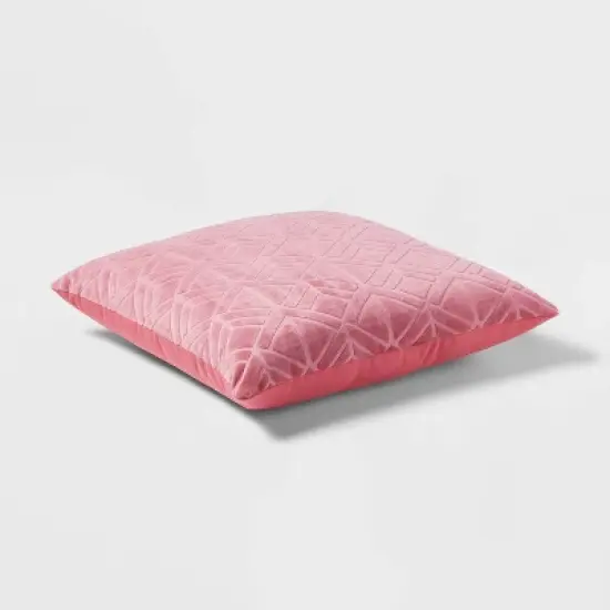Euro Carved Velvet Jacquard Decorative Throw Pillow - Threshold&trade; image {2}