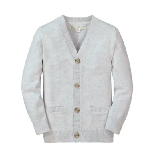 Hope & Henry Boys' Fine Gauge Cardigan, Kids image {6}