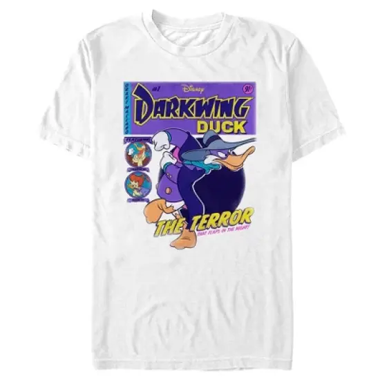 Men's Darkwing Duck The Terror That Flaps In The Night Comic Cover T-Shirt image {7}