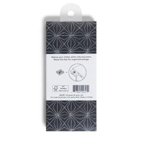 U Brands 60ct Mini Binder Clips Silver: Small Office Clips, Steel Fasteners, Stationery Supplies image {1}