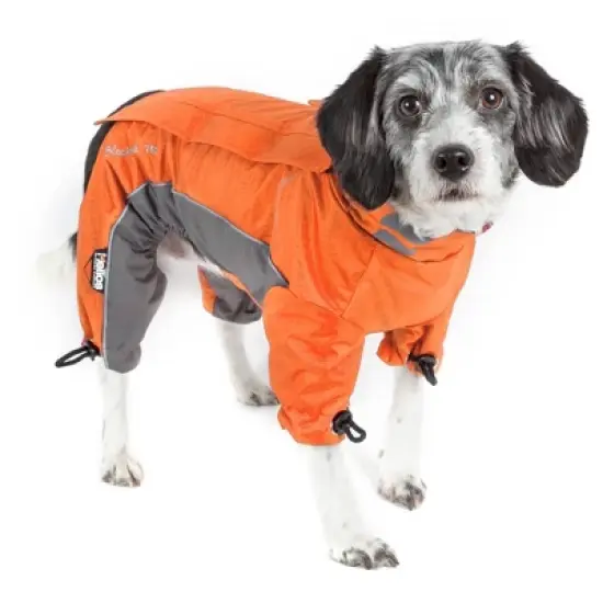 Dog Helios Blizzard Full-Bodied Adjustable and 3M Reflective Dog Jacket - Orange image {5}