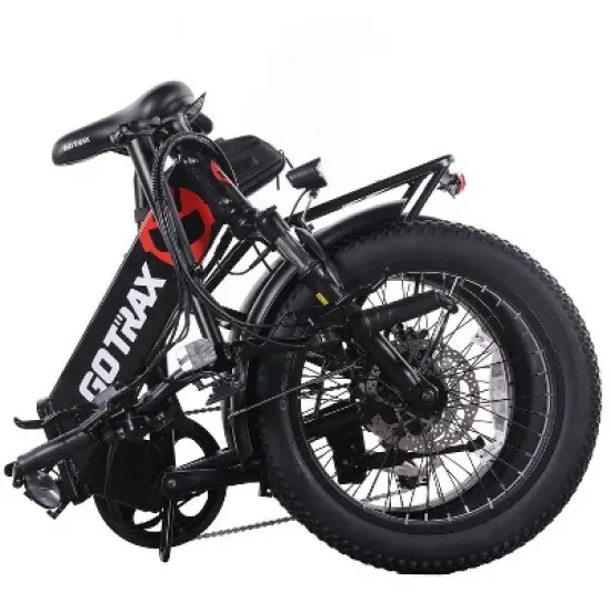GOTRAX Adult F2V2 20" Step Through Electric Folding Bike image {7}