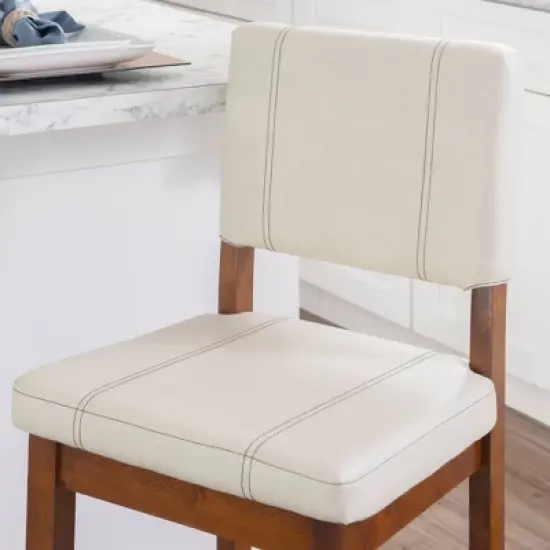 24" Milano Counter Height Barstool - Linon image {7}