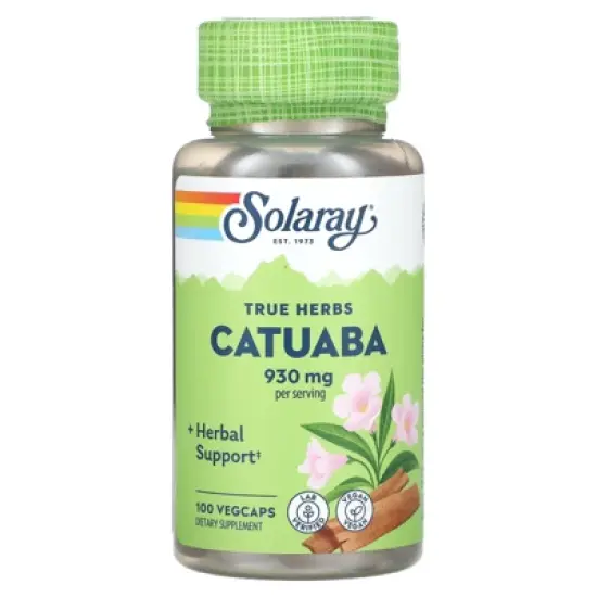 Solaray True Herbs, Catuaba, 100 VegCaps (465 mg per Capsule) image {4}