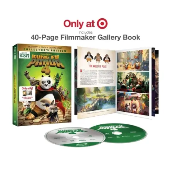 Kung Fu Panda 4 (Blu-ray + DVD + Digital) (Target Exclusive) image {2}