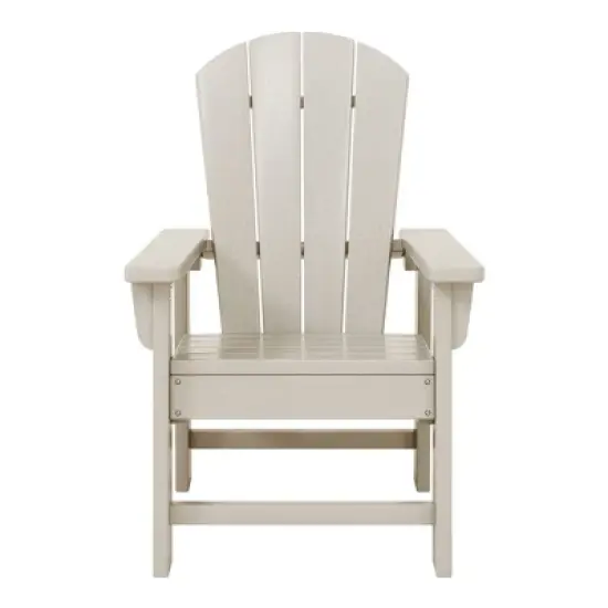 WestinTrends Malibu Kids Outdoor HDPE Adirondack Plastic Patio Chair image {24}