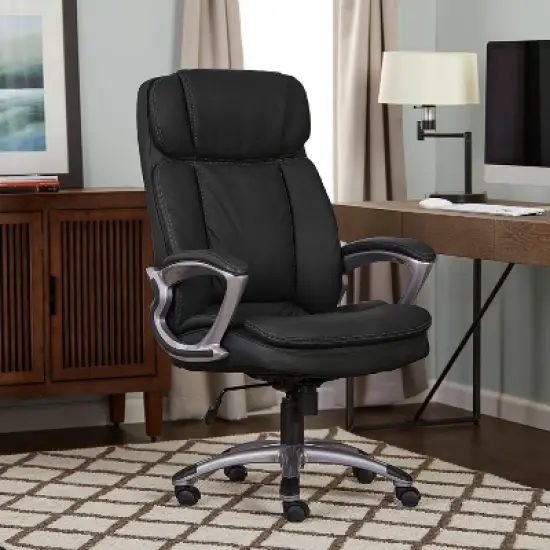Big & Tall Executive Chair Black - Serta image {1}