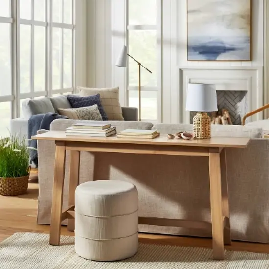 Catalina Round Ottoman - Threshold&trade; designed with Studio McGee image {2}