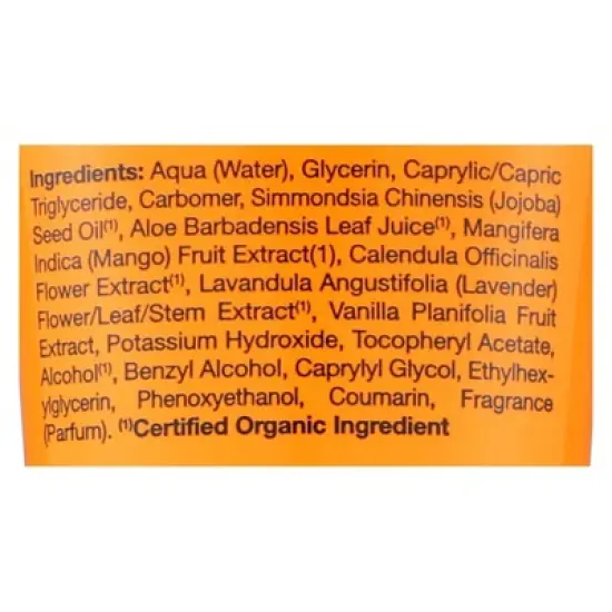 Alba Botanica Very Emollient Cream Shave Mango Vanilla - 8 oz image {4}