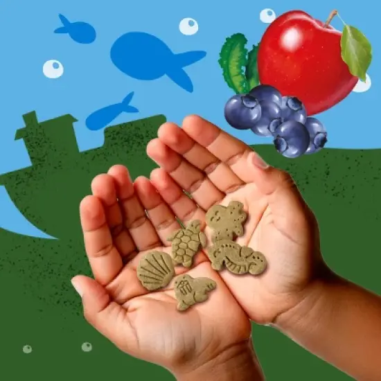Get'ems! from Gerber Ocean World Crackers Kids Snacks - Kale Apple Blueberry image {2}