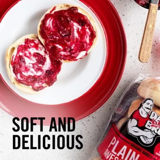 Dave's Killer Bread Plain Awesome Organic Bagels - 16.75oz image {4}