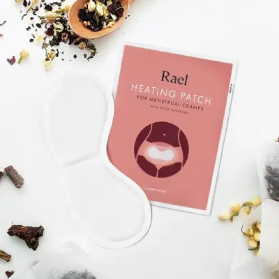 Rael Heating Patch for Menstrual Cramps with Extra Coverage image {4}