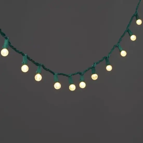 150ct LED Faceted Sphere Christmas String Lights Spool with Green Wire - Wondershop&trade; image {6}