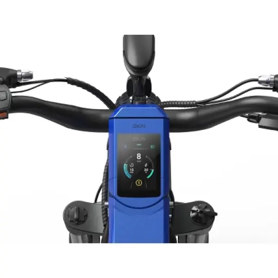 OKAI Ranger 26" Step Over Electric Mountain Bike - Mariner Blue image {1}