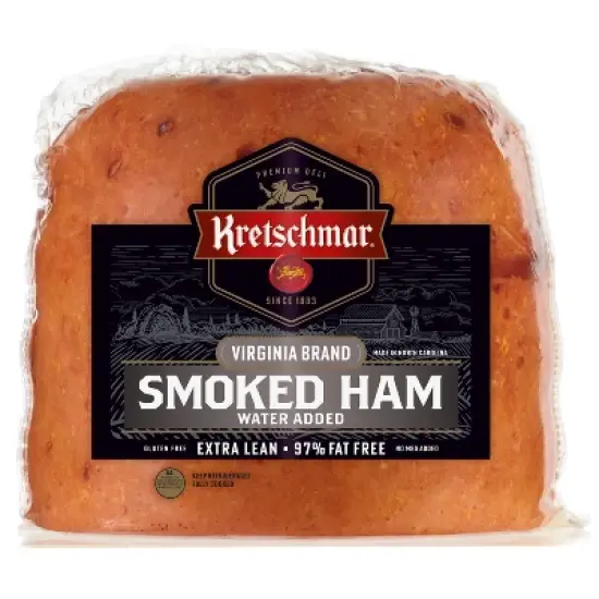 Kretschmar Half Virginia Smoked Ham - price per lb image {4}