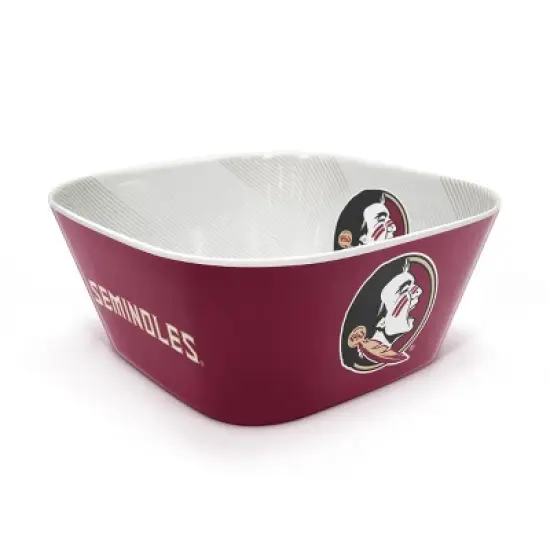 NCAA Florida State Seminoles Serving Bowl: Melamine Rounded Square, 15-Volume image {6}