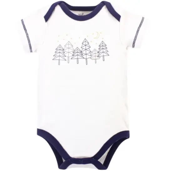 Touched by Nature Baby Boy Organic Cotton Bodysuits 5pk, Constellation image {3}