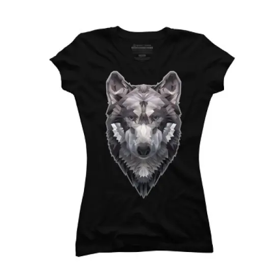Junior's Design By Humans Alpha \Gray\"" By Landauart T-Shirt image {3}