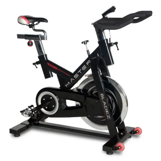 Master GS Bladez Fitness Stationary Indoor Exercise Bike w/LED and Racing Design image {2}