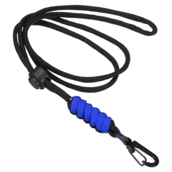 Unique Bargains Polyester Wear-resistant Lightweight ID Card Neck Lanyards with Hooks image {6}