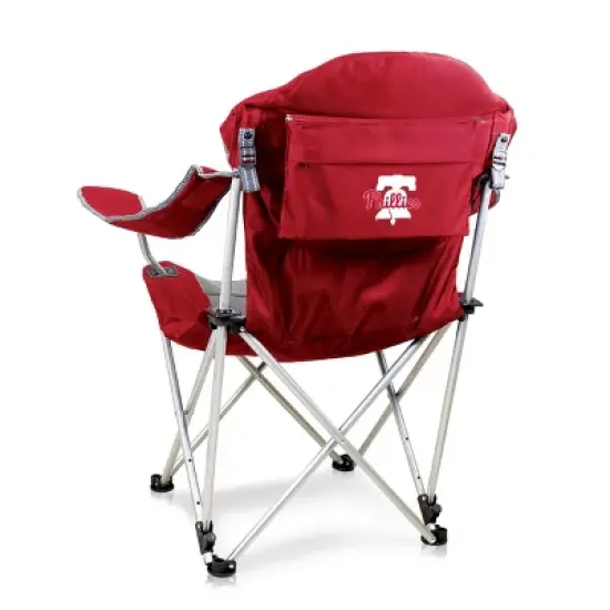 MLB Philadelphia Phillies Reclining Camp Chair - Dark Red image {3}