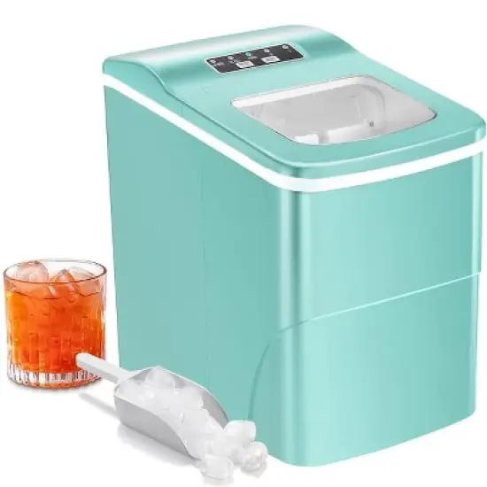 Kismile 26-lbs. Ice Per day Countertop or portable Bullet Ice Maker image {12}