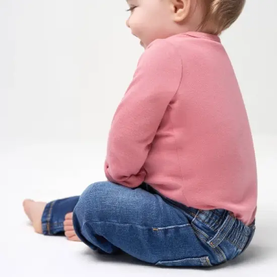 Gerber Infant Denim Straight Fit with Elastic Back image {3}