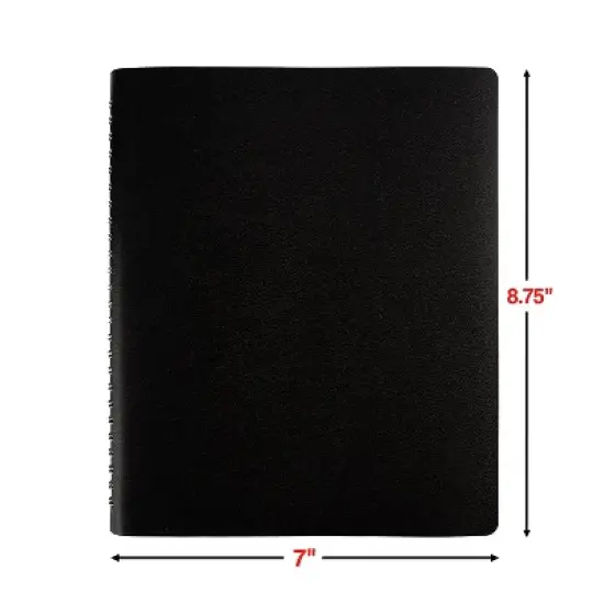 2024 Staples 7" x 8.75" Daily Planner Black (ST60461-24) image {2}