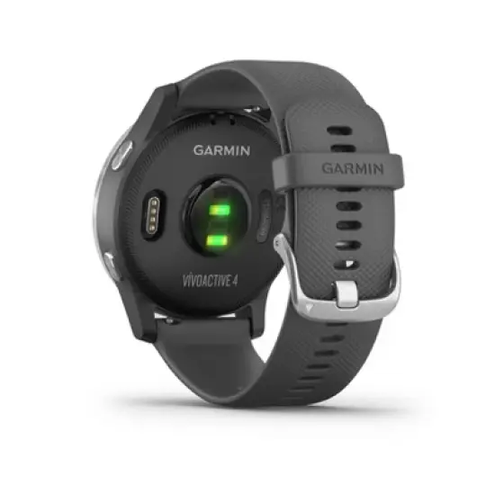 Garmin vivoactive 4 Shadow Gray with Silver Hardware image {6}