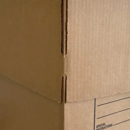 UBMOVE Pack of 10 Premium Large Corrugated Moving Boxes with Handles, 18" x 18" x 24" image {8}